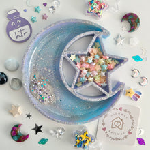Load image into Gallery viewer, Moon &amp; Star Resin Fizzy Tray
