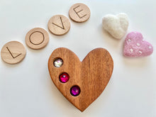 Load image into Gallery viewer, Mahogany Gem Heart - Large
