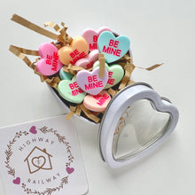 Load image into Gallery viewer, Heart Tin with Conversation Hearts
