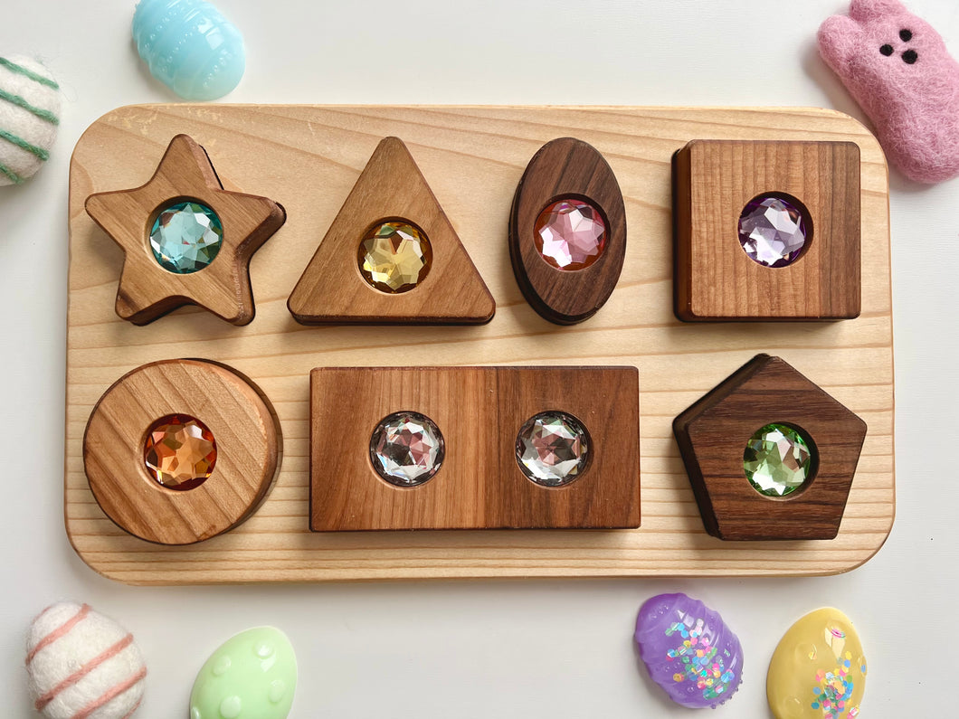 Easter Pastel Shapes Puzzle