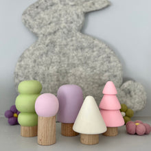 Load image into Gallery viewer, Woodland Easter Trees - Set of 5
